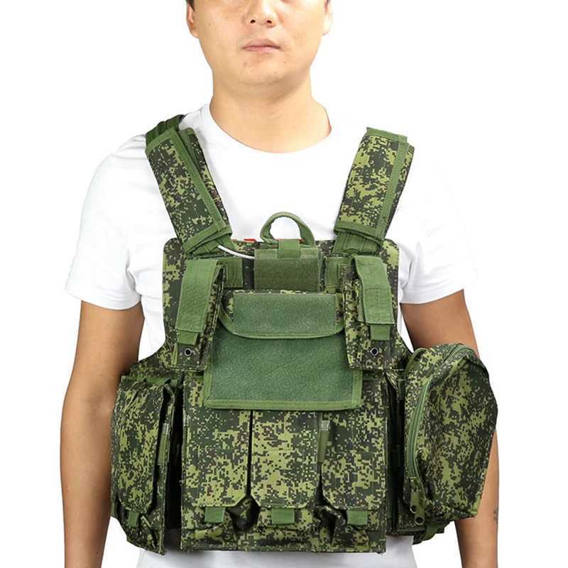 Airsoft Tactical Vest Molle Combat Assault Plate Carrier Tactical Vest CS Outdoor Clothing Hunting Paintball VestXJ250219