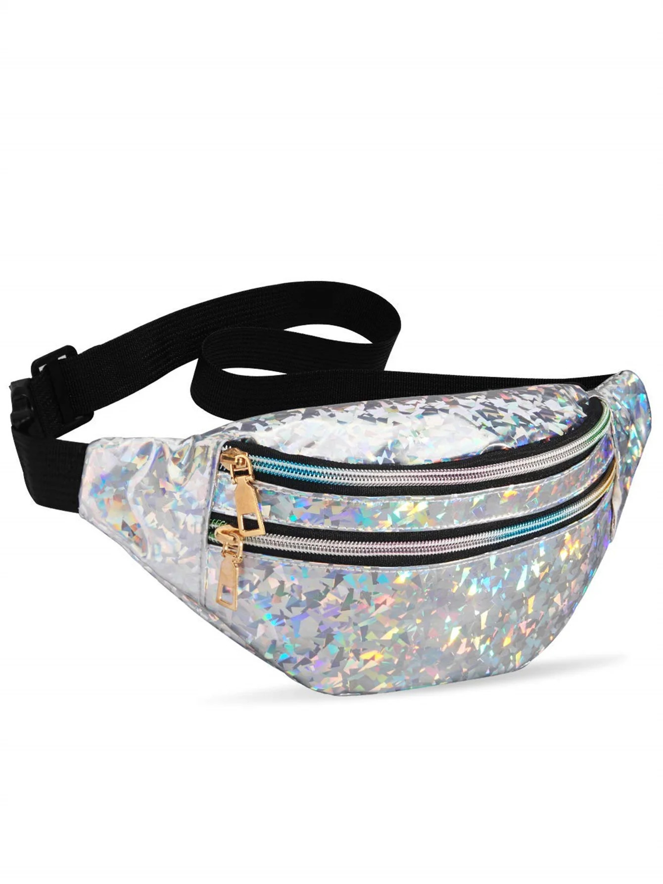 Laser Fanny Pack Belt Bag for Women Cross Body Packs Crossbody Bags small Waist Fashion Bum 250219
