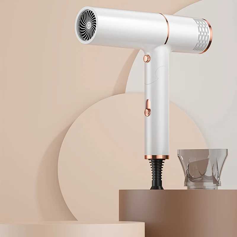 Professional Hair Dryer With Foldable Handle200W MotorHot Cold Air59.06-8.Inch Wire0VNozzle Included-Quickly Drying W250220