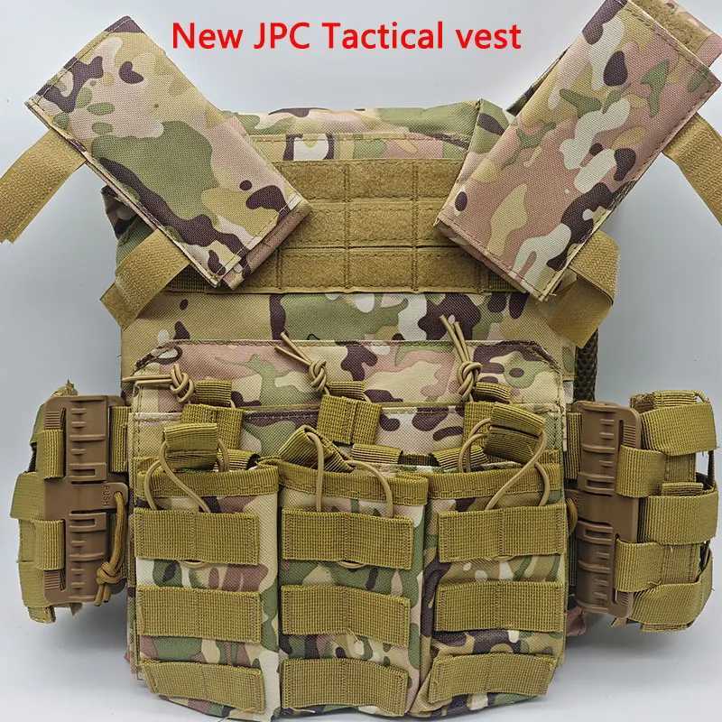 New Tactical Vest JPC Quick Release Buckle Triple Magazine Pouch Hunting Carrier Airsoft Accessory MOLLE Army CS Game Vest GearXJ250219