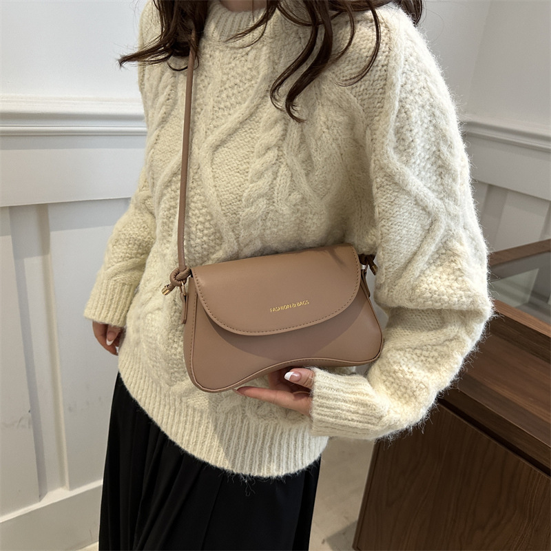 Fashion Handheld Small Square For Women 2025 Spring New Style, Western Style Single Shoulder Underarm Bag, High Grade Crossbody Bag