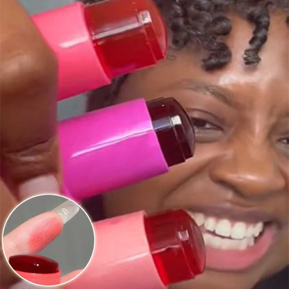 Moisturized Jelly B Stick Dual-use Rouge for Lips Cheeks Ber Matte Translucent Brighten 3in1 Tint B Stick New MakeupW250220