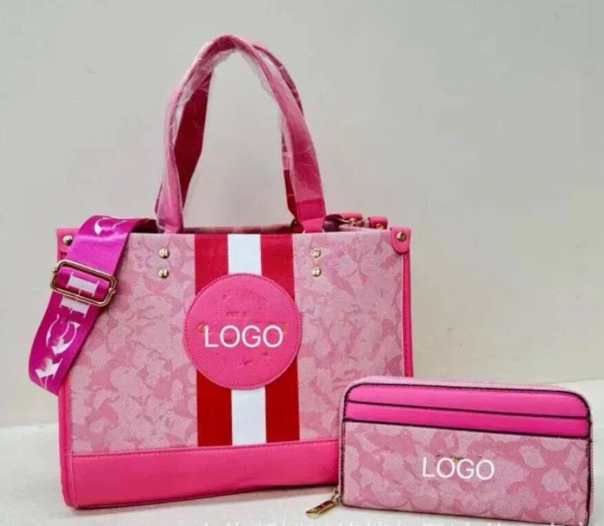 free shipping Handheld tote bag with new canvas contrasting printed letters for commuting single shoulder crossbody bag