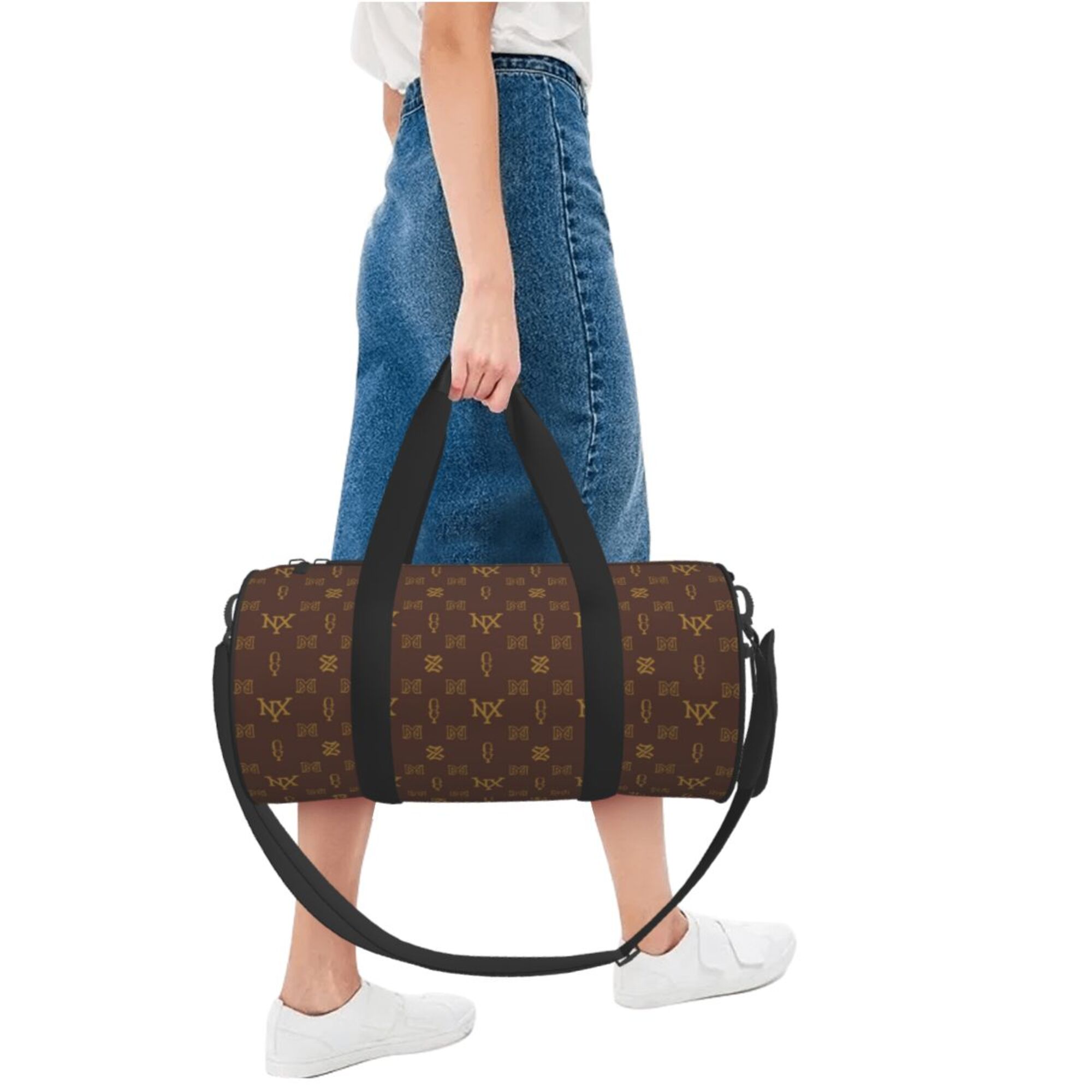 NXY rounded travel bag higher quality Duffel bag luggage Women Polyester Duffle Bags Handbags ladies Fashion classic large capacity baggage travels ba
