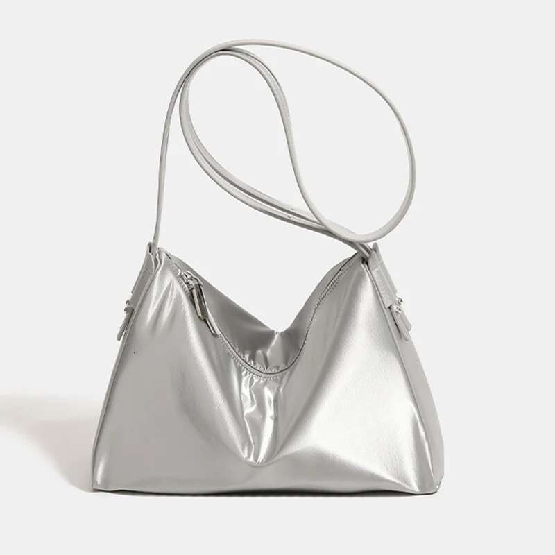 Formeki Women's Handbag For Women Solid Color Concise Pillow Ladies Female Bag