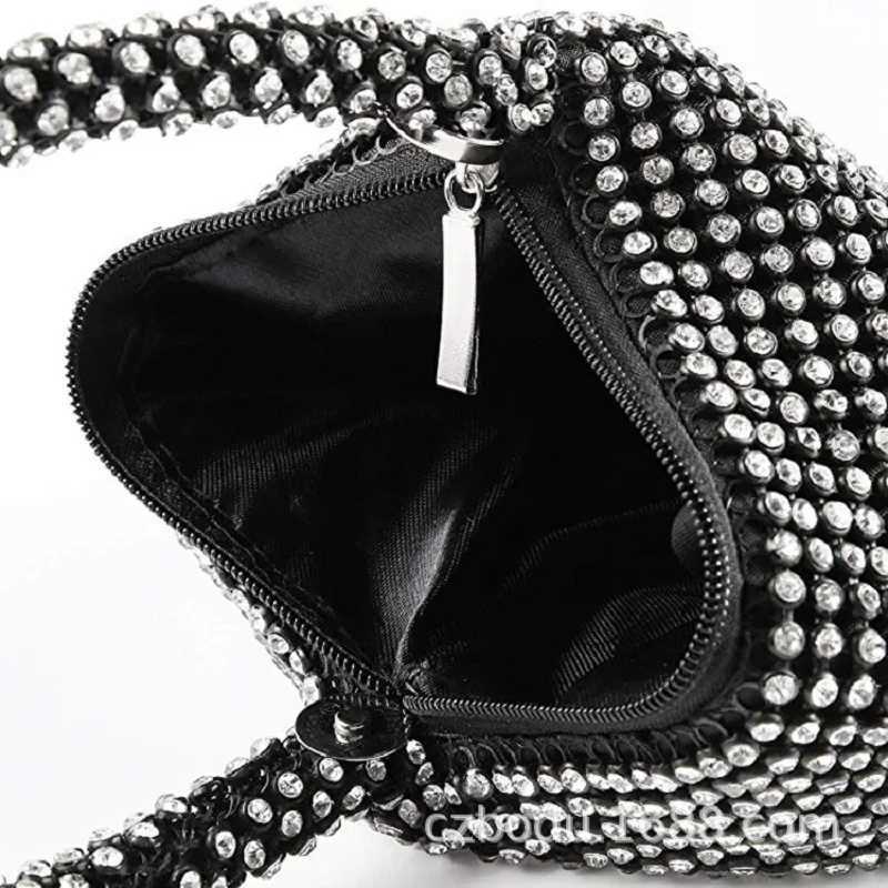 2025S Designer Women Shiny Crossbody Elegant Sparkle Bags Clutch Bag Fashion Chain Tote Handbag Ladies Chic Evening Wedding ClutchC250219 Shoulder cro