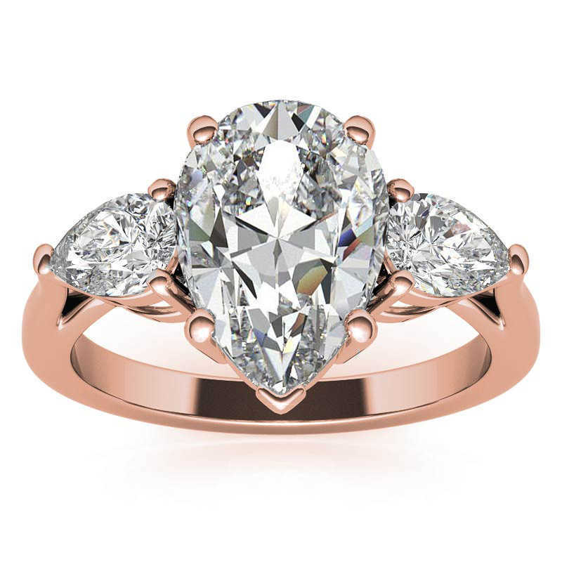 AAA Gems Classic 14k 18k Moissanite Jewelry Engagement Wedding Ring 2ct Moissanite Diamond Ring