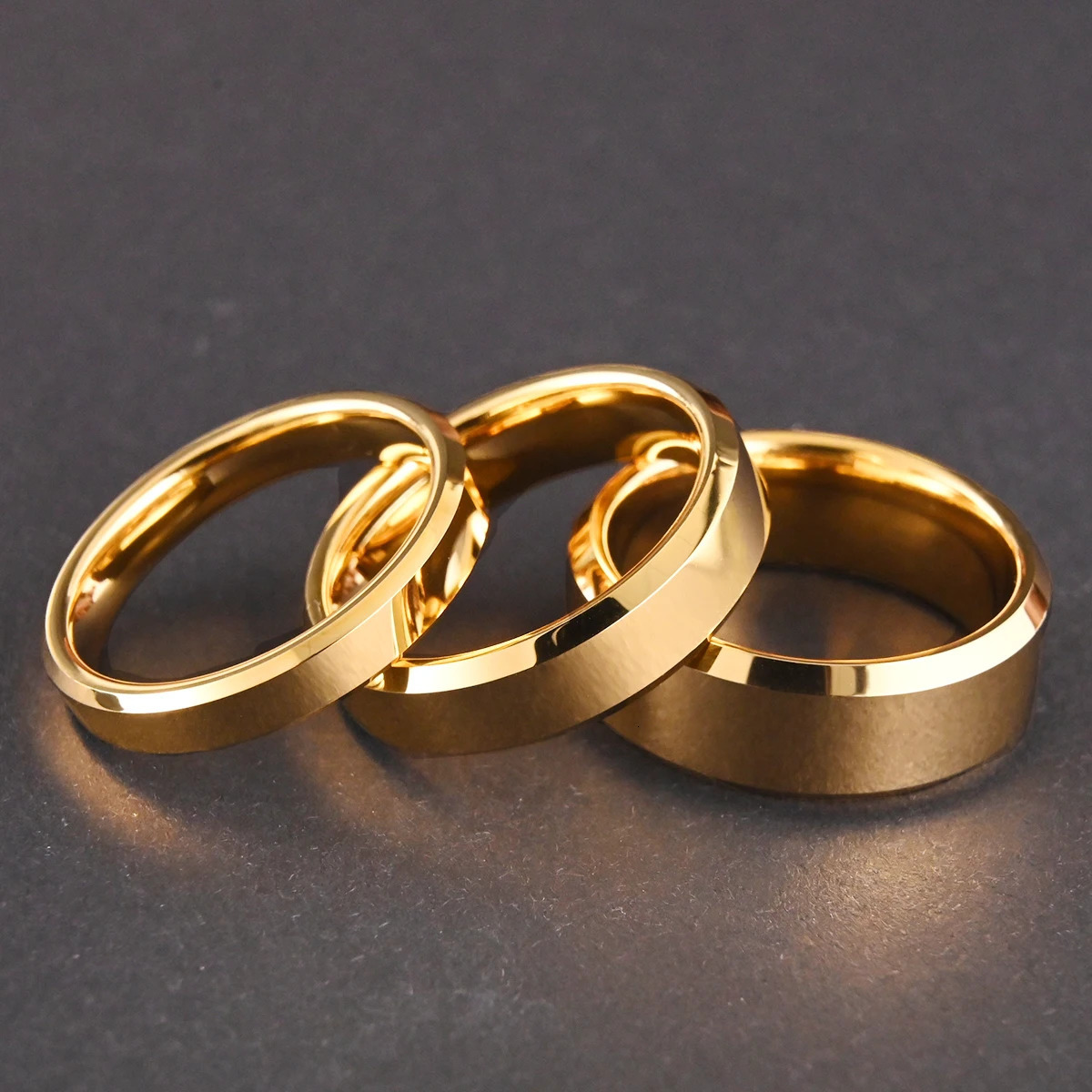 8mm/6mm/4mm scratch-resistant tungsten ring simple mens and womens classic wedding ring daily wear jewelry 250218