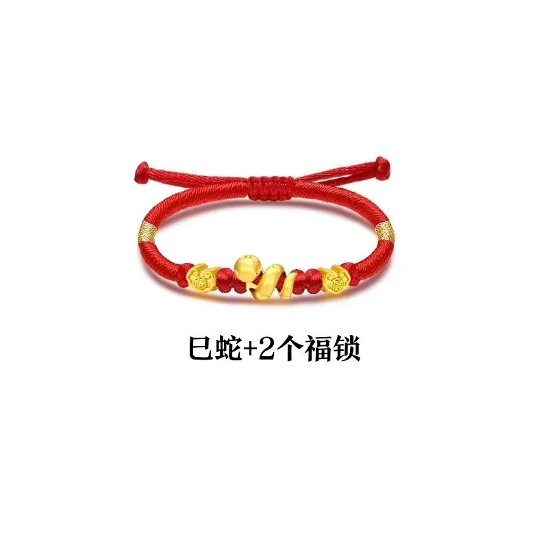 Real 24K Womens Pure Gold Bracelet AU999 Gold Roll Snake Bracelet Hand Woven Fashionable Simple Exquisite Jewelry Gift 250220