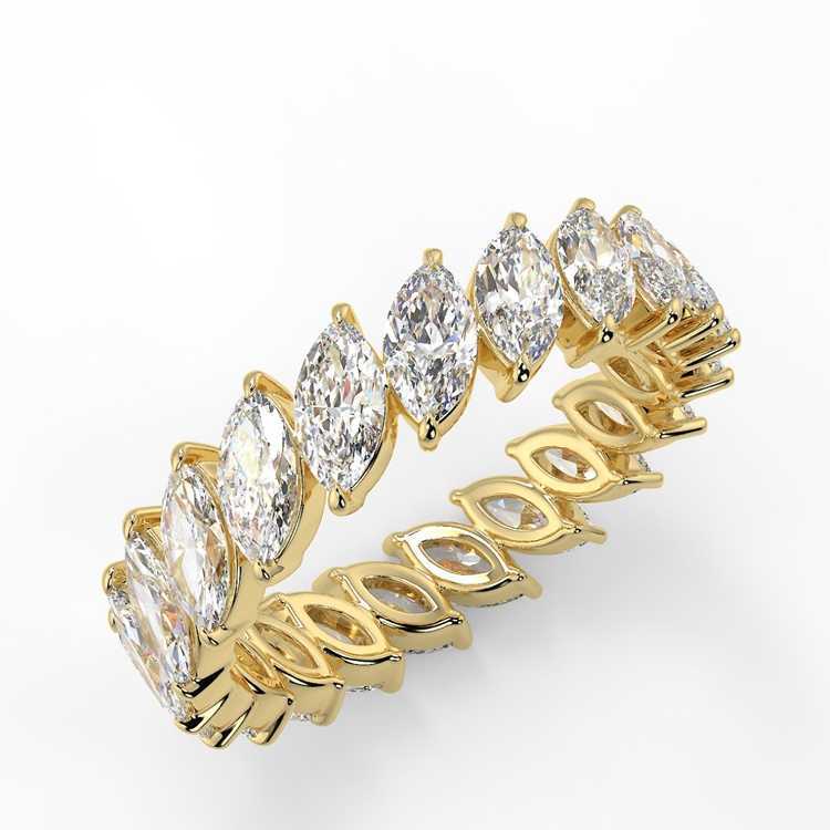New Design Marquise Cut Moissanite Diamond 18k Solid Gold Women Accessory Ring Solid Gold Wedding Rings