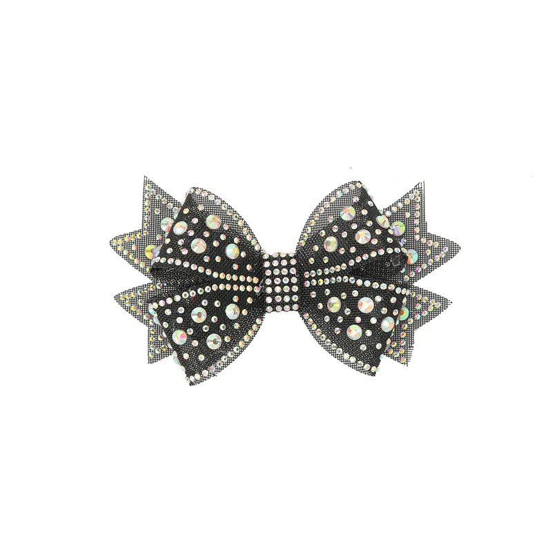 12Pcs Mesh Diamond Bow Shoe Decorations Clip Shiny Rhinestone Clips Bride Wedding High Heel Accessory Buckles 250219
