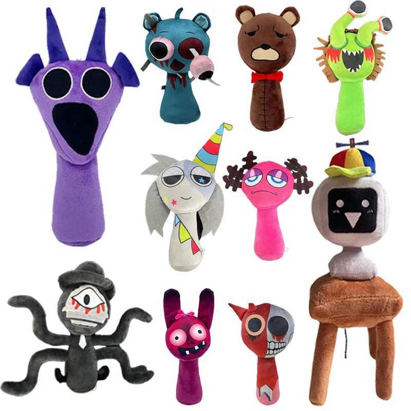 New Sprunki Plush Toys Sprunki Incredibox Plush Doll Anime Game Role Cartoon Pillow Doll Children Stuffed Dolls Christmas GiftsT250219