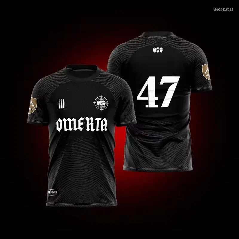 Men's T Shirts Omerta Boxing Fans Mens Outdoor Sportwear 47 T-Shirt Clothes Round Neck Short Sleeve Sports Breathable Tops