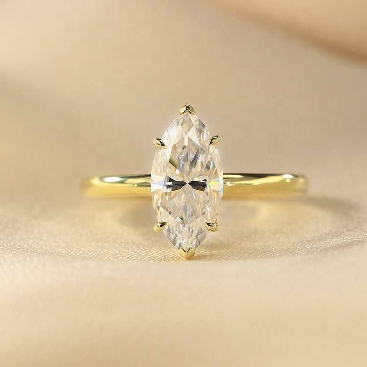 Marquie Design Moissanite Diamond Ring Custom Ring With Stone