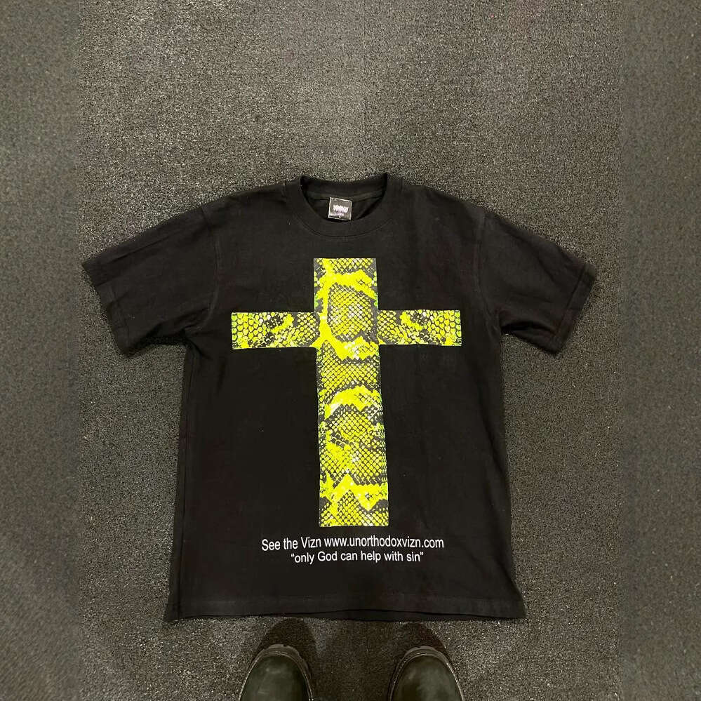 Summer y2k printed T-shirt, sleeved round neck top, personalized dark INS slim fit short T-shirt