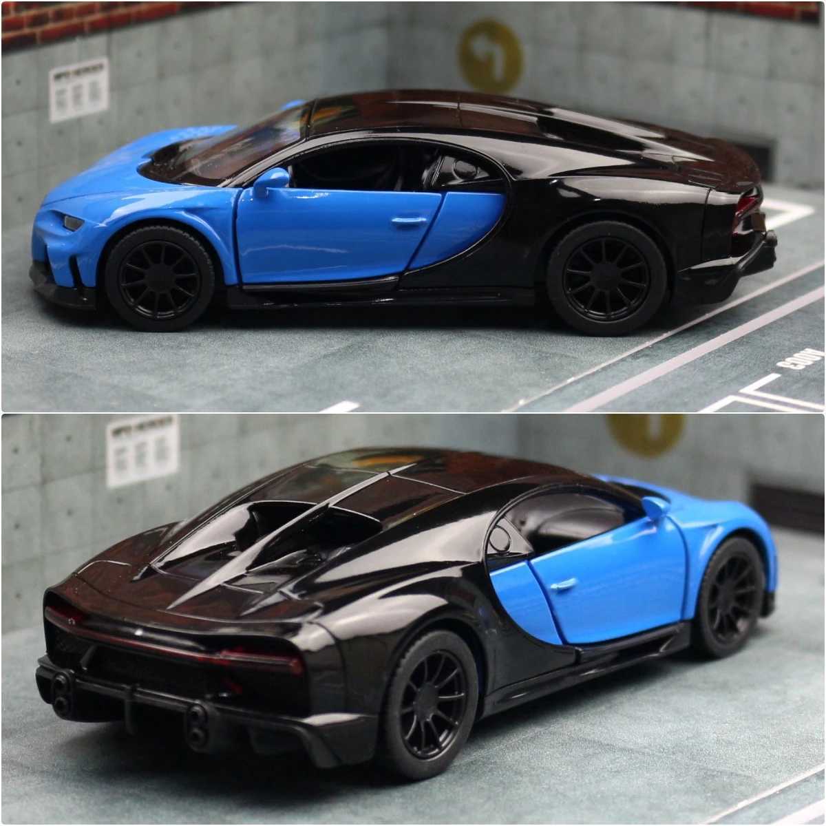 Free shipping KiNSMART Toy Car Model 1/38 Bugatti Chiron Super Sport Racing Alloy Diecast Miniature Vehicle Collection Gift For Children BoyXJ250220