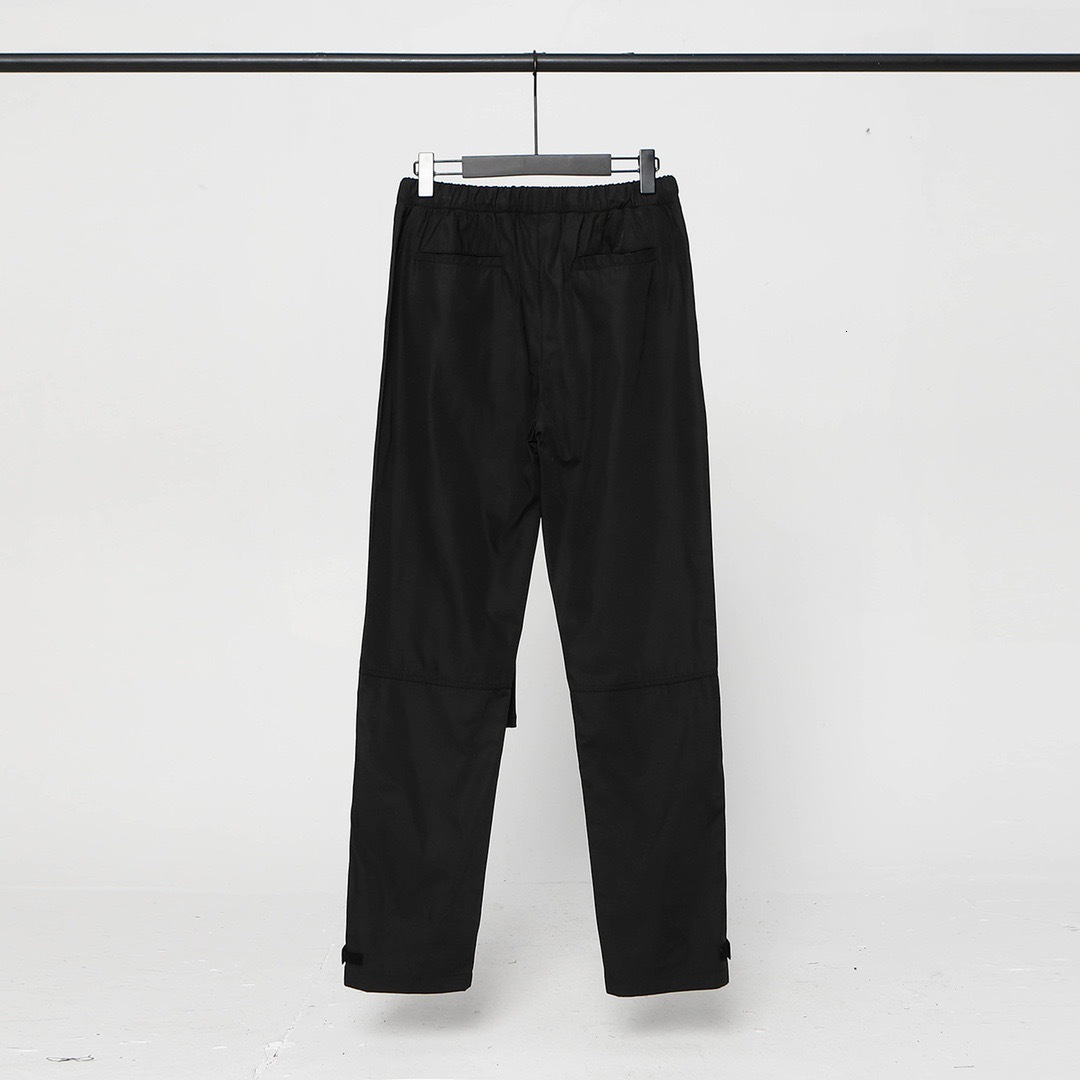 Trendy FOG Season 6 Nylon Splicing Velcro Legs High Street Strap Men's And Women's Couple Pants