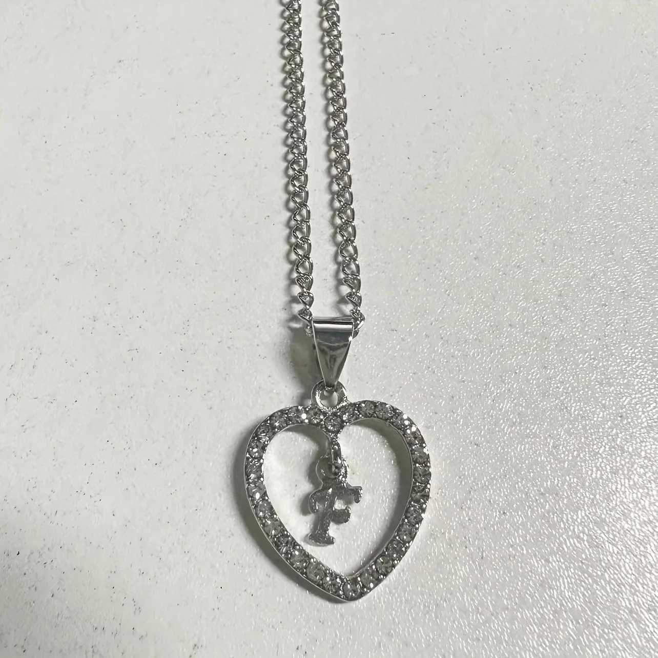 Bohemian Style Heart-shed Letter Pendant Necklace Wedding Party Gift For Men And WomenDelicate Gift for Men And WomenXJ250219