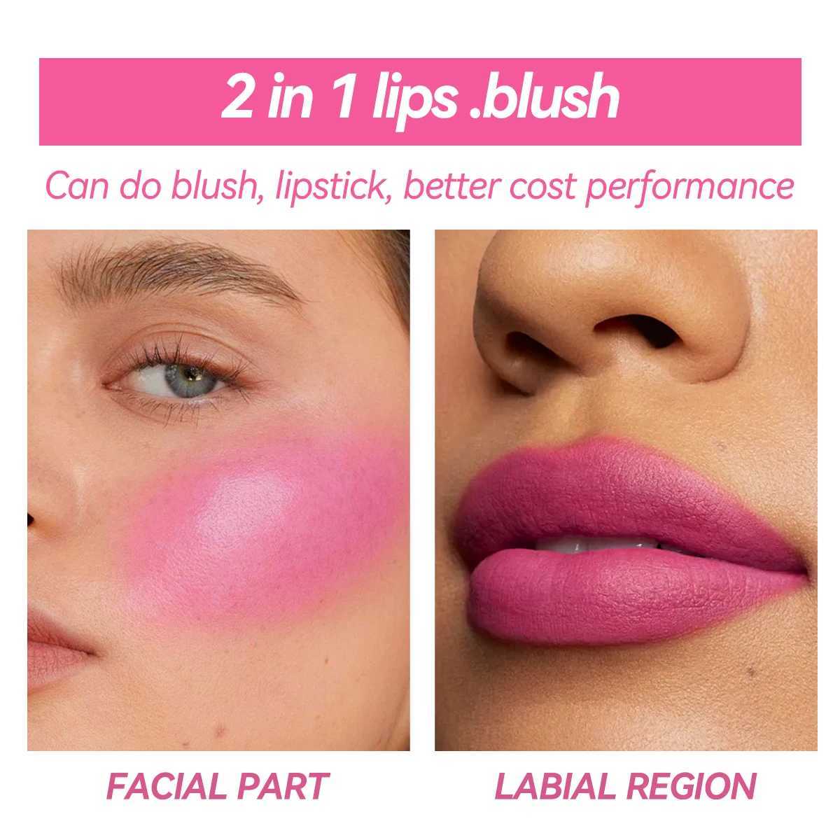 Rouge Ber Cream Fruit B Stick 2 in 1 Lipstick Easy Color Highlighting Finishing B Make Up Fall and WinterW250220