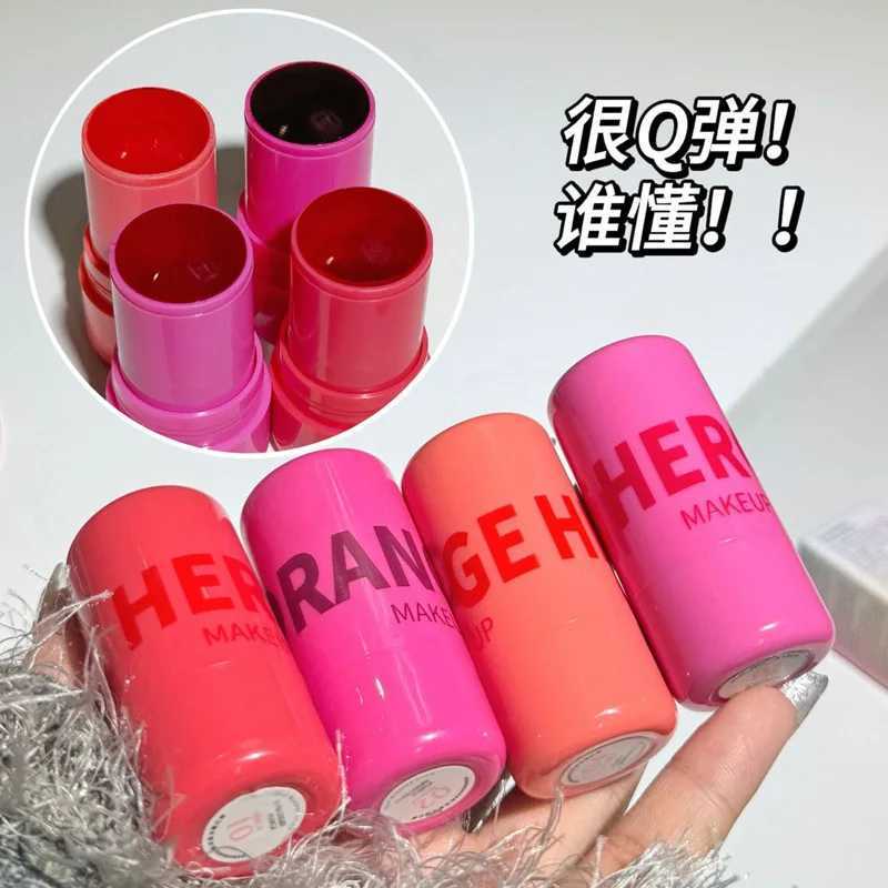 HERORANGE Jelly B Stick Lazy Contour Uniform Complexion Brightening Color Lip Cheek Dual-purpose Rouge Cosmetics WholesaleW250220