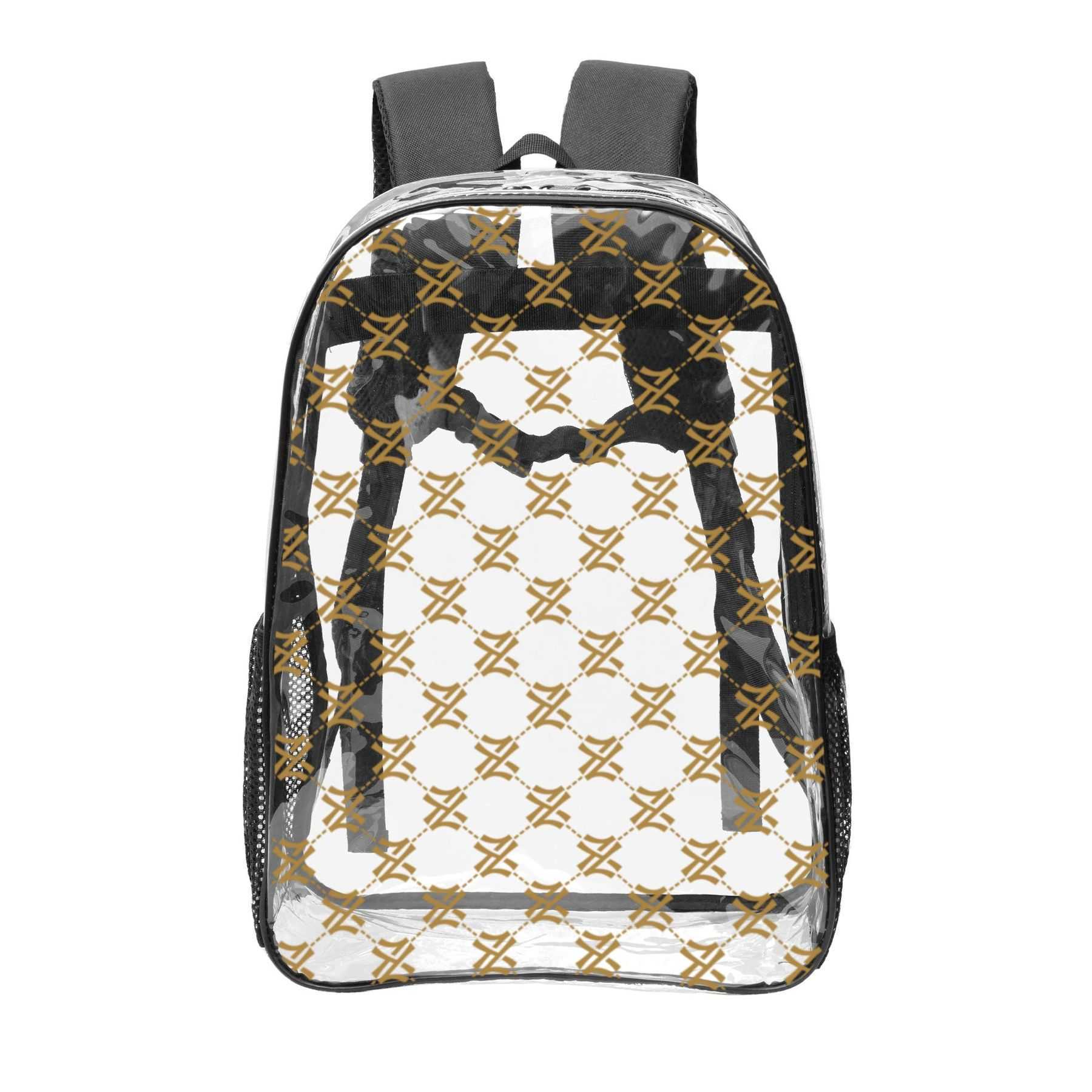 NXY Pvc Bagpack Mens Backpack DesignerBack Pack Women Lightweight Travel Backpacks Fashion Transparent Bookbag Schoolbag 250220