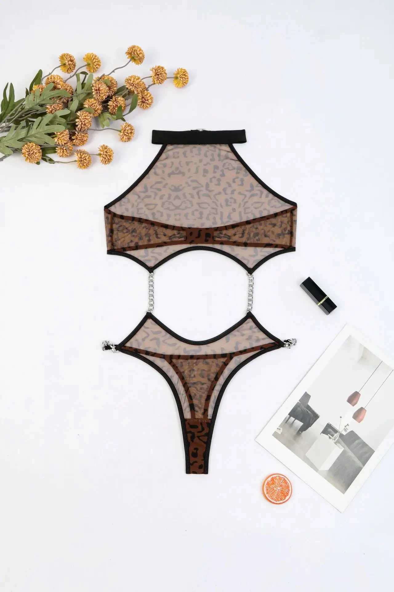 Women Erotic Bodysuit Lingerie Costumes For Sex 18 Underwear Porn Outfit Dress Sexy Open Crotch Transparent Lingerie W250220