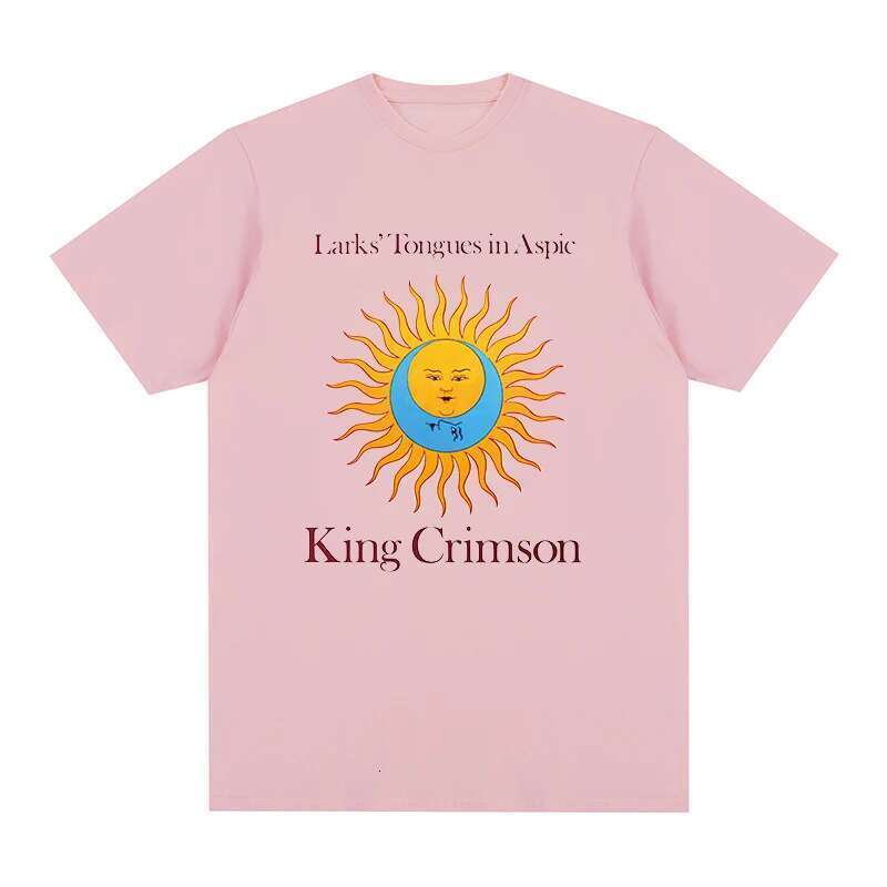 King Crimson Cotton T-shirt for men and women, with rock music print, graphic, trend