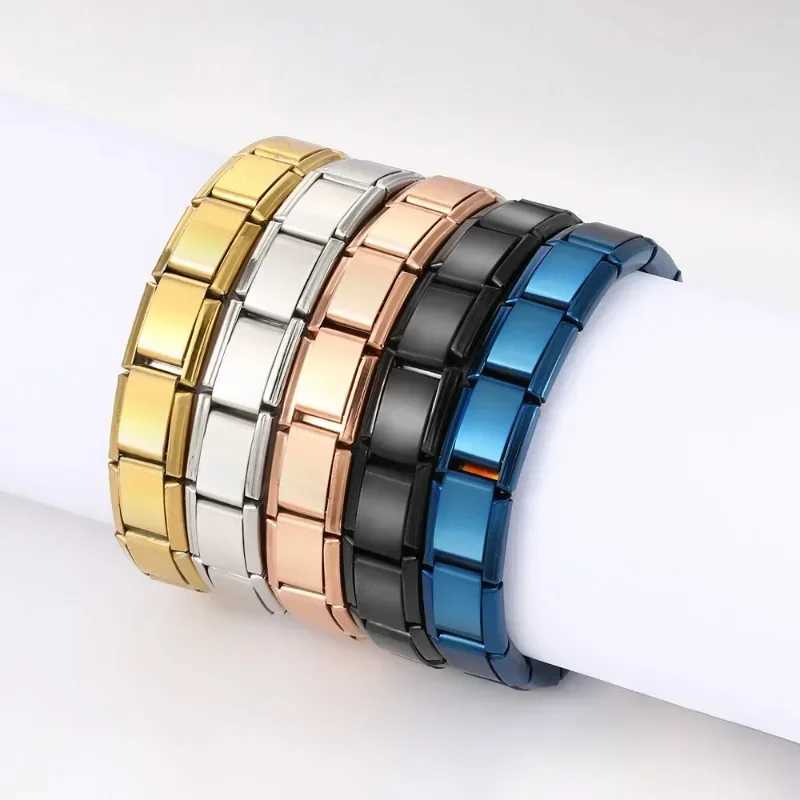 CONCEPT 2024 New Popular Fashion Italian Module Charm Links Fit 9mm Bracelet Stainl Steel Links Jewelry MakingXJ250219