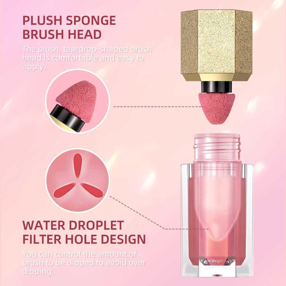 QIBEST Face Ber Long-lasting Silky Natural Moisturizing B Cream Contour Liquid Cheek Face B sponge Brush Head CosmeticW250220