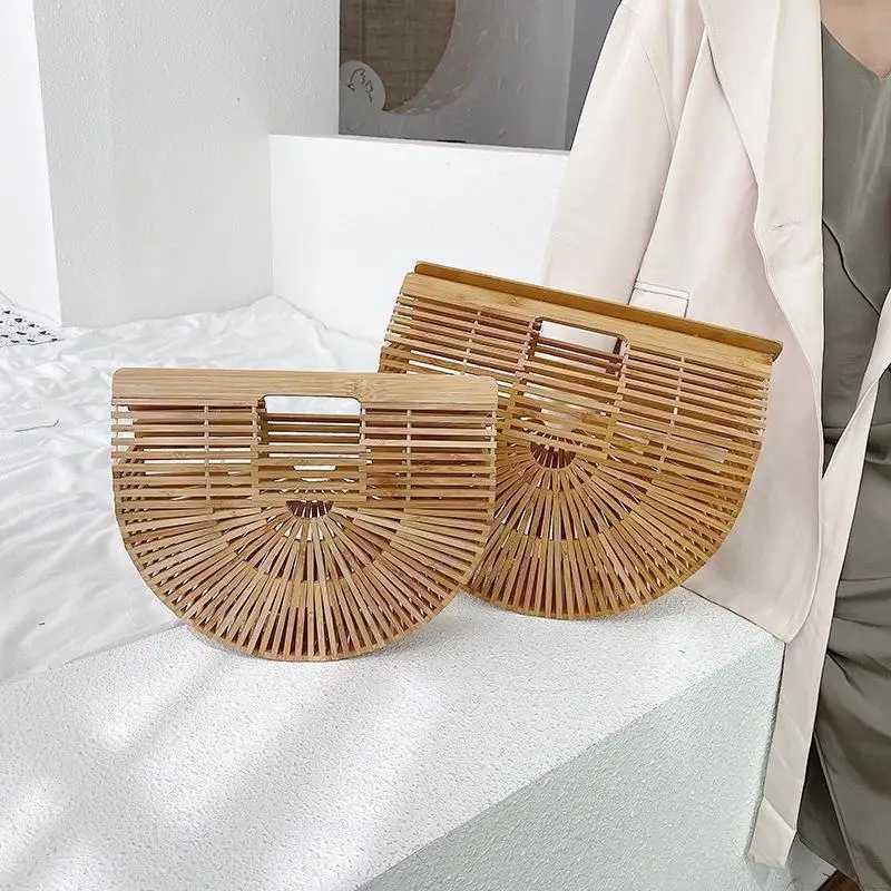Elegant Female Weave Tote bag 2024 Fashion Womens Designer Handbag Large Saddle bag Straw Beach Travel bag Z250219