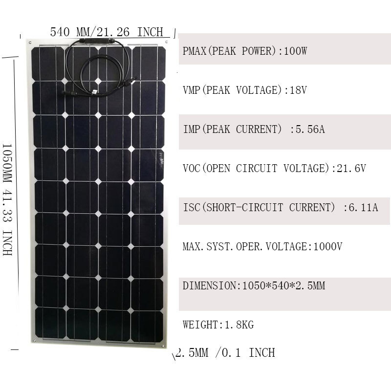 Solar Panel Kit Complete With Battery 3000W 220V 110V MPPT Hybrid Inverter 3KW Home System Off Grid Car Camping Car Boat Van