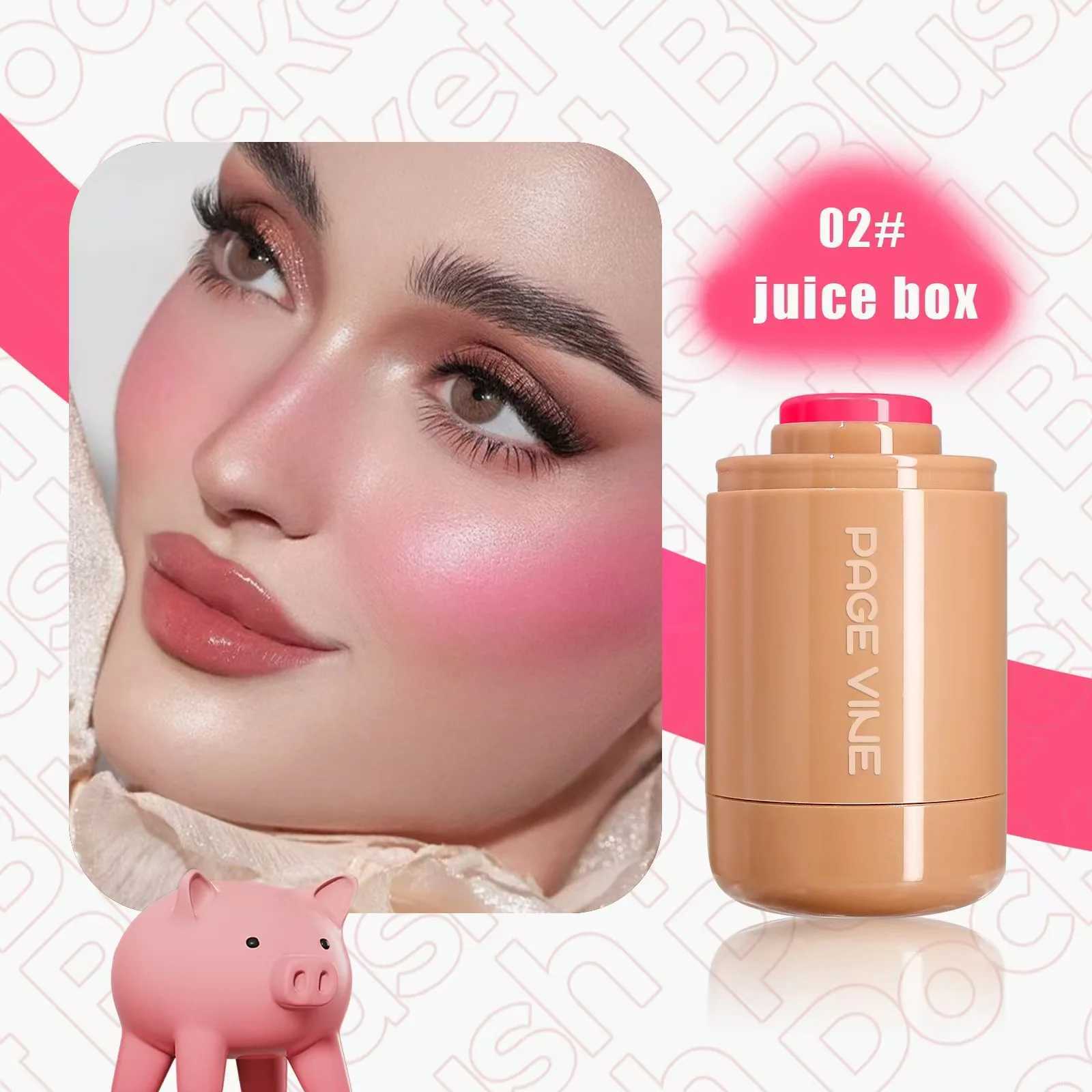 PAGE VINE Pocket B Stick Lip Cheek Hydra Stick Highlighter Brightens Natural Hydrated Skin Creamy For Cosmetics MakeupW250220