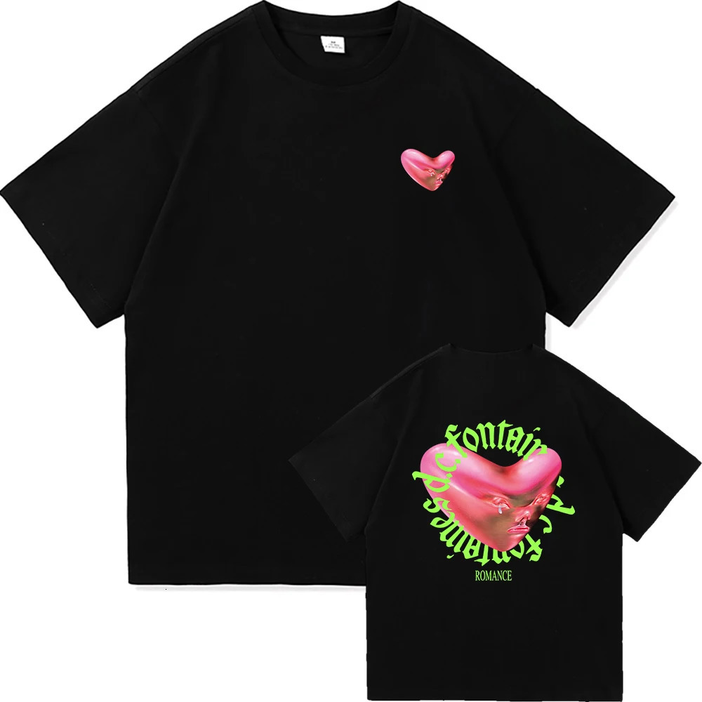 Fontaines D.C.Romance T Shirt in The Modern World Men Clothing Harajuku T-Shirt Unisex High Quality Tops Cotton Tees Shirts 250220