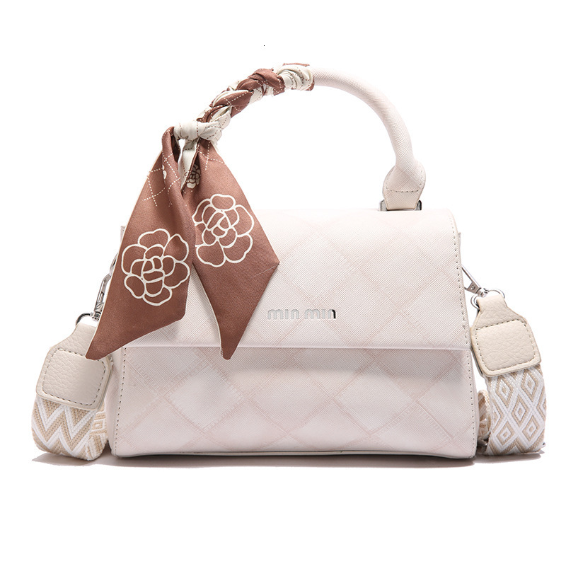 2025 New Small Square Versatile Large Capacity Handbag, Single Shoulder Crossbody Bag, Diamond Grid Chain Silk Scarf, Phone Bag #swissmilitary