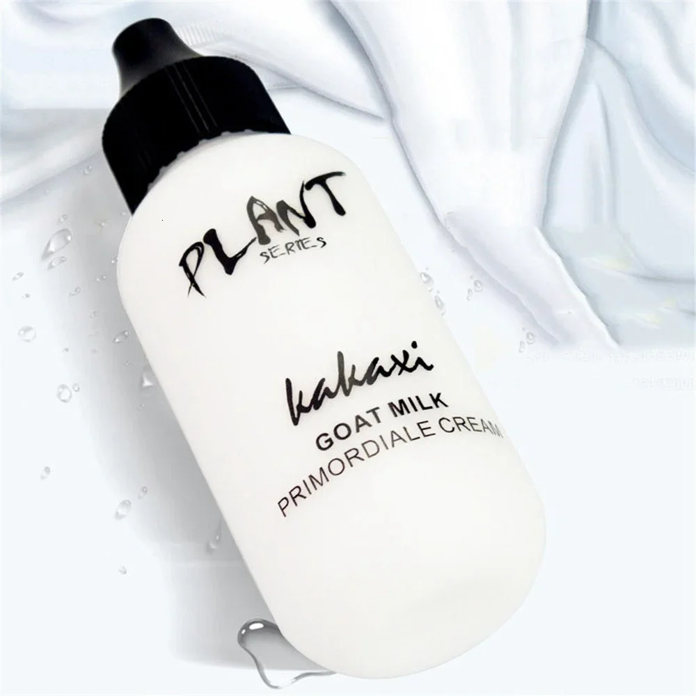 Matte face liquid basic goat milk cream natural whitening full cover waterproof bright dark circle concealer 250217