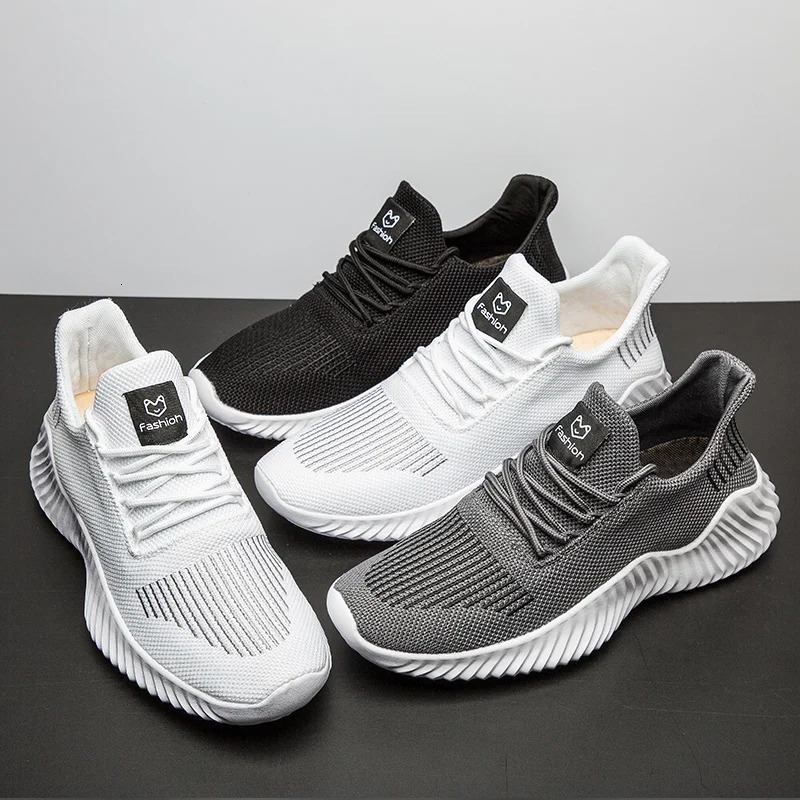 Mens sneakers white Walking shoes running men Casual for Plus size 49 mens tenis masculino 250219