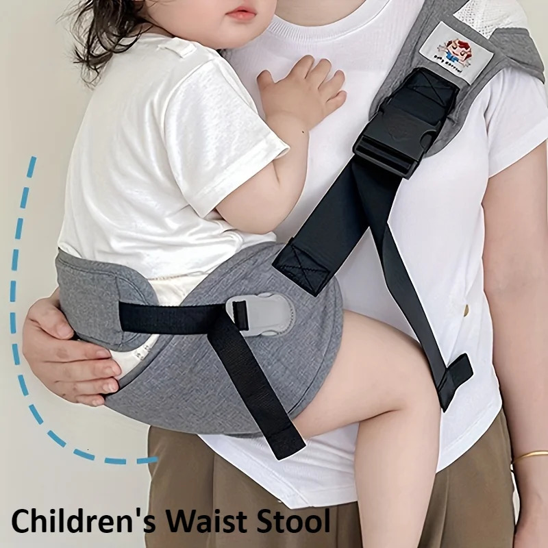 Kids Waist Stool with Waist Protection Baby Strap Holding Adjustable Baby Front Holding Type Holding 250219