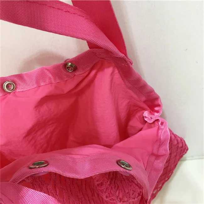Fashion Design Sewing Design Womens Woven Mesh Bag Large Capacity Casual Womens Shoulder Bag Large Handbag Z250219
