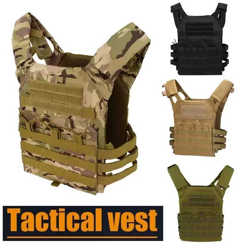 600D Body Armor Molle Hunting Tactical JPC Vest Lightweight Plate Carrier Vest Water-repellent Airsoft CS Game EquipmentXJ250219