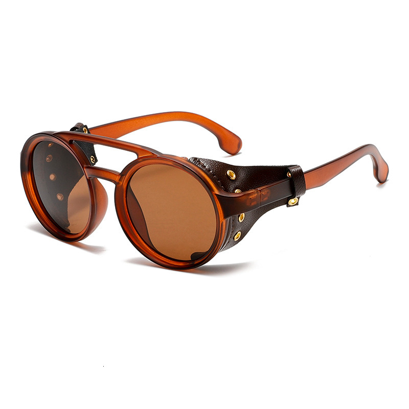 2025 New Steampunk Retro Round Frame Sunglasses Cool Everything High Quality Travel UV Protective Sunglasses for Men and Women
