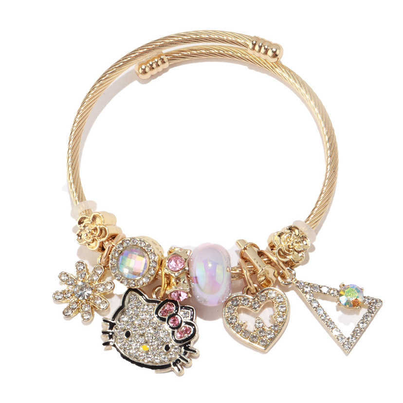 Charm Bracelets Pan Family Bracelet Cute Cartoon Anime Bracelet Y2K Millennium Spicy Girl Style Bracelet Womens Accessories H25220 4 AN7G