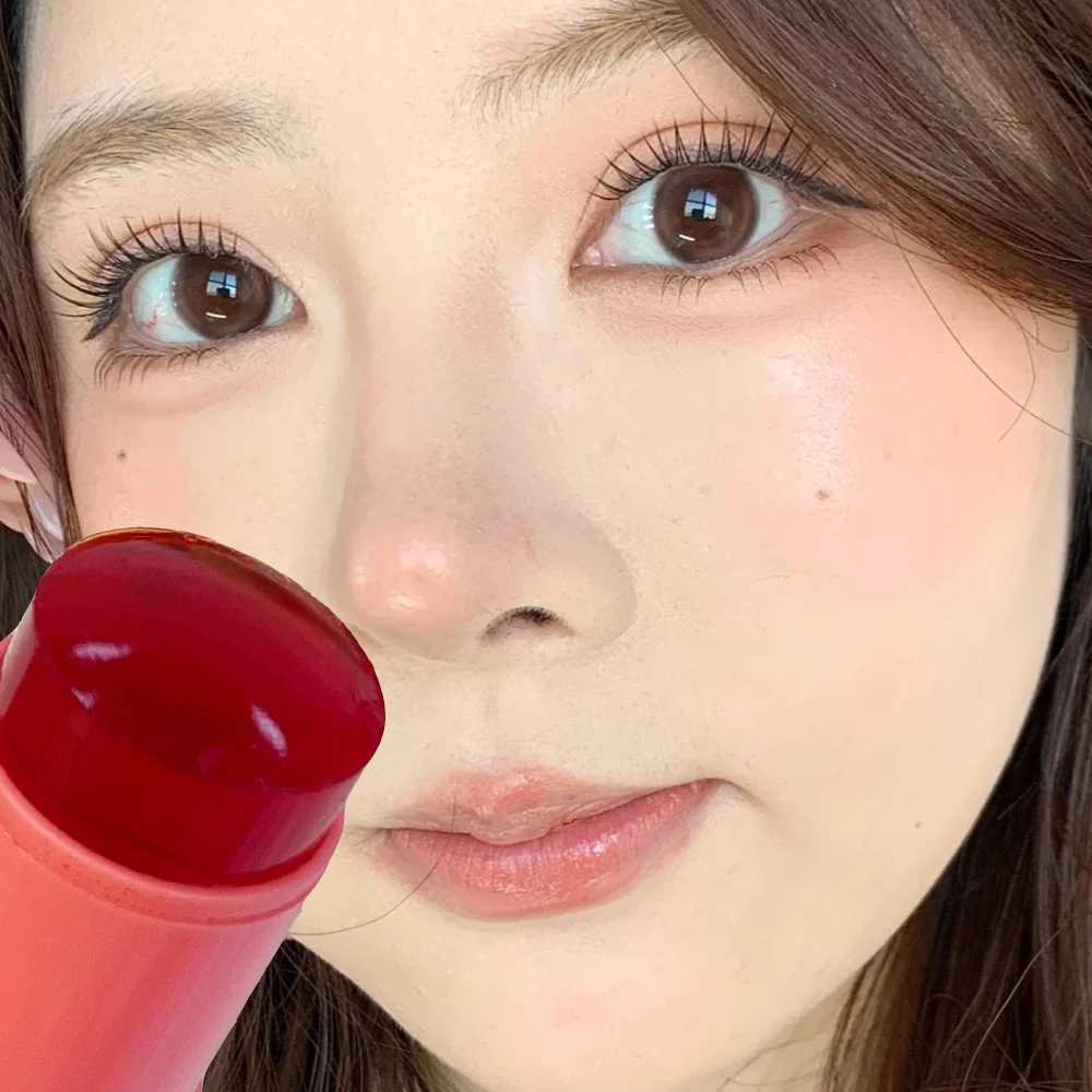 3-in-1 Jelly Tint Facial Ber Stick Multifunction Moisturized Matte Rouge Cheek Contour Lipstick B Korean Makeup CosmeticW250220