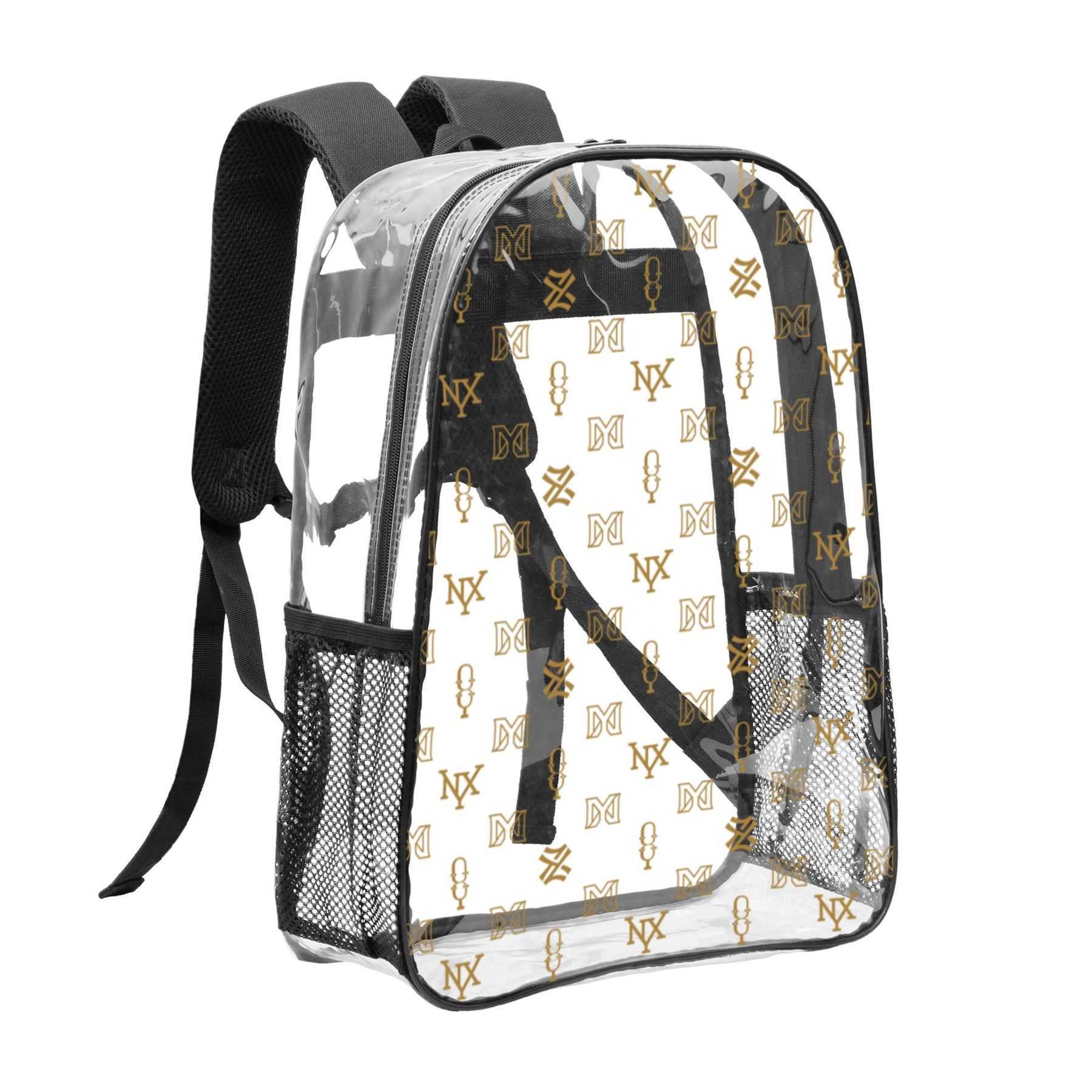 Lanjia NXY Transparent Pvc Backpack Bagpack Mens Designer Back Pack Large Laptop Backpacks Women Print School Bookbag F