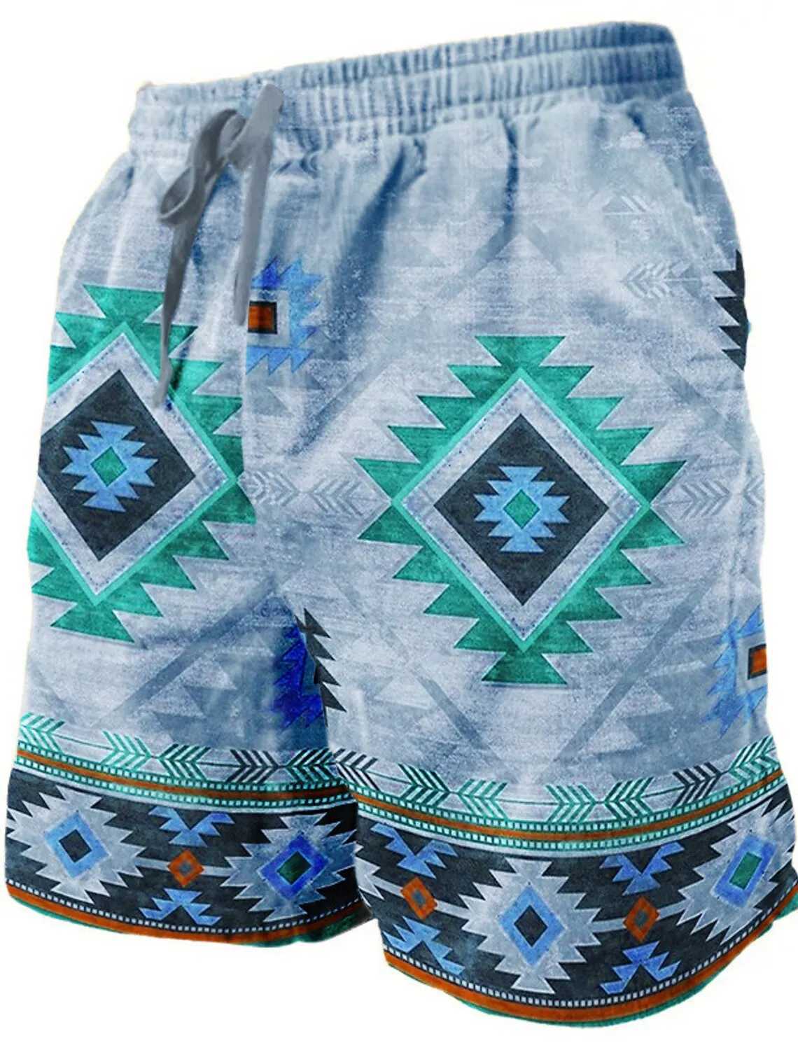 Mens Beach Pants Totem Print 3D Printed Shorts Mens Summer Breathable Shorts Fitness Street Shorts Mens Clothing Mens X250220