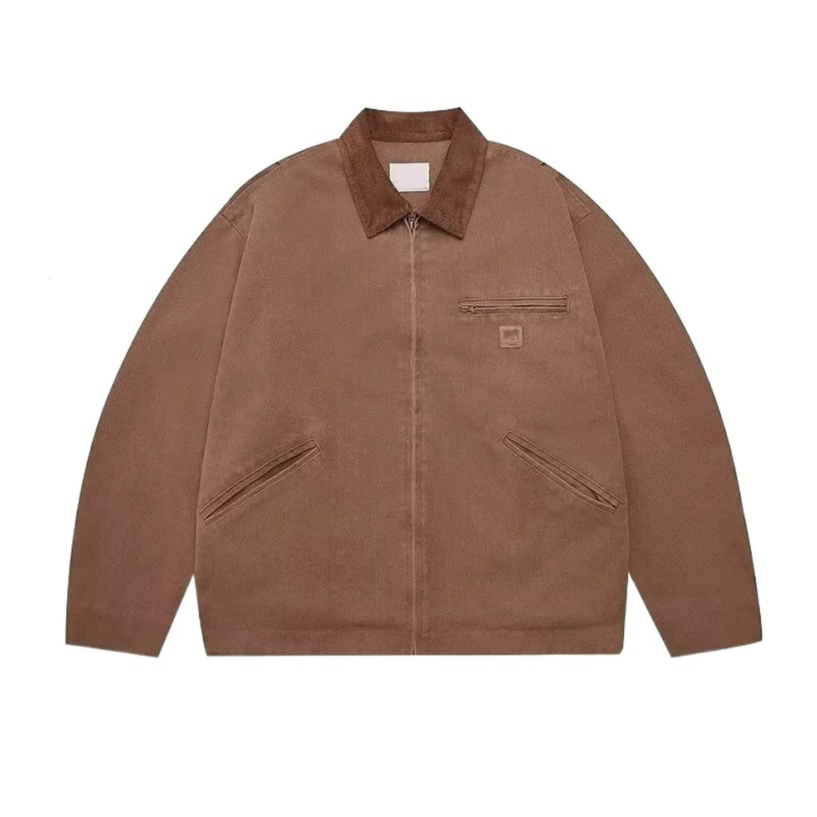 Harajuku 90s Bomber Jacket Men Woman Casual Zip Up Retro Cargo Jackets Y2k Spring Autumn Color Block Loose Baseball Outwear 250219