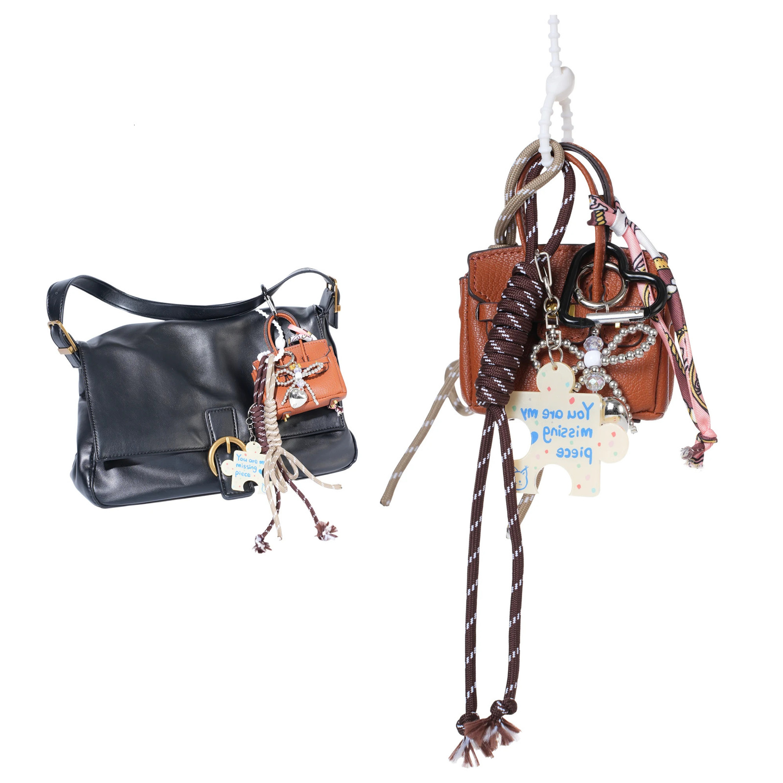 2025 Extremely Complicated Bag Pendants Versatile Bag Pendants Ba Jia Matching With Hanging Ropes Fashionable Key Pendants 250214