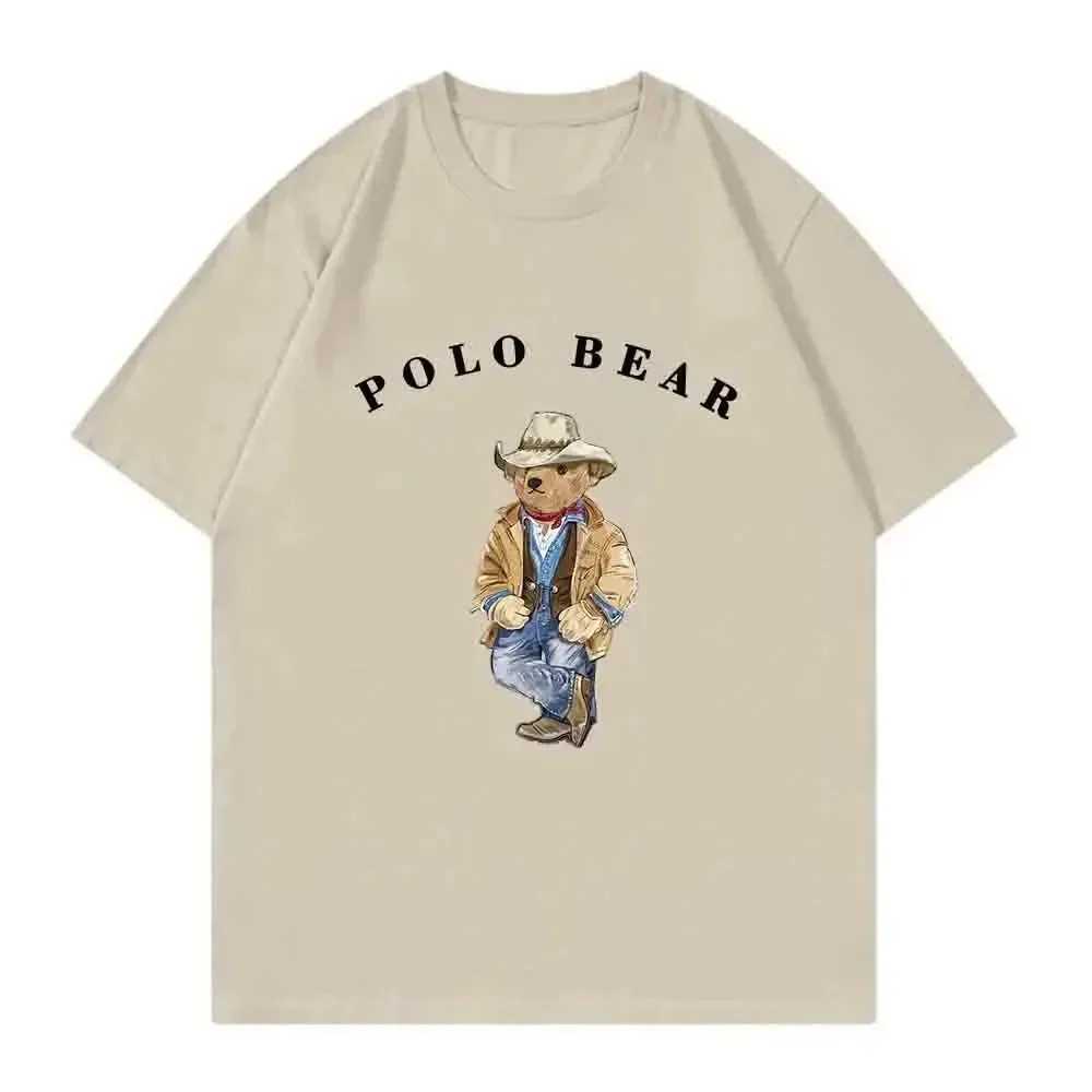 T-shirts Anime Bear Graphic Cartoon T Shirt for Girls Children Girl 3-14 T-shirt Kids Clothes Boys Clothing Cotton Basketball Sport Shirt H250220