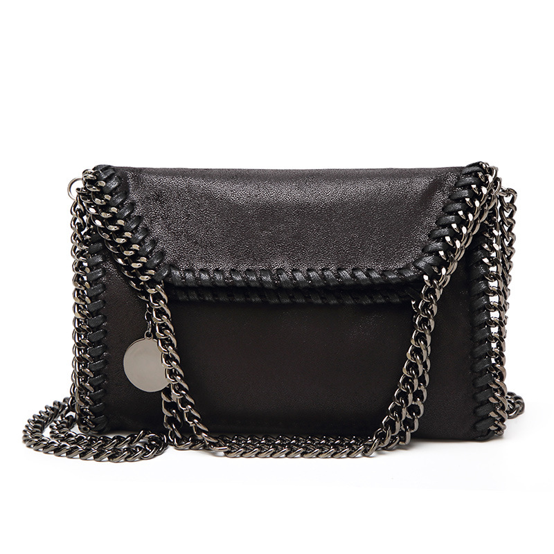 Trendy Fashion Chain Crossbody Bag with Sleek Shoulder Slouch Style