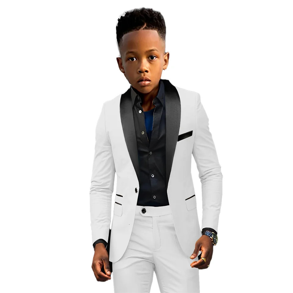 Formal Boys Suit 2 Piece Suit Wedding Kids Custom Tuxedo Clothes 2-16 Years Old Party Suit for Boys Blazer 250219