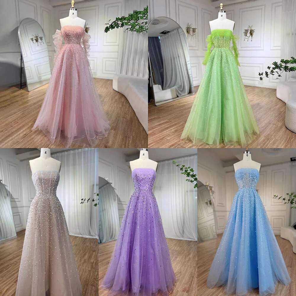 Beige Arabic Sexy A E Beaded Elegant Long Evening Dresses Gowns Prom Party With Gloves Customize